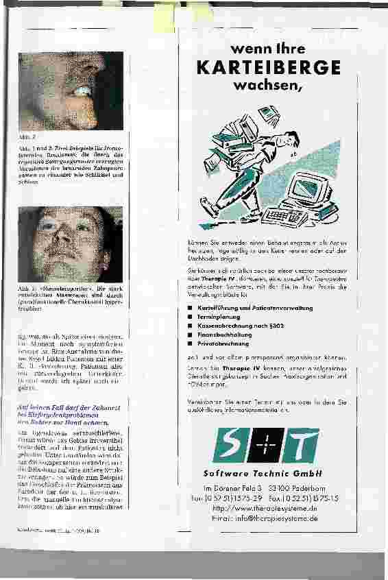 Vorschauseite 3: Kiefergelenkbeschwerden aus zahnärztlicher und physiotherapeutischer Sicht: Ursachen - Diagnose - Therapie