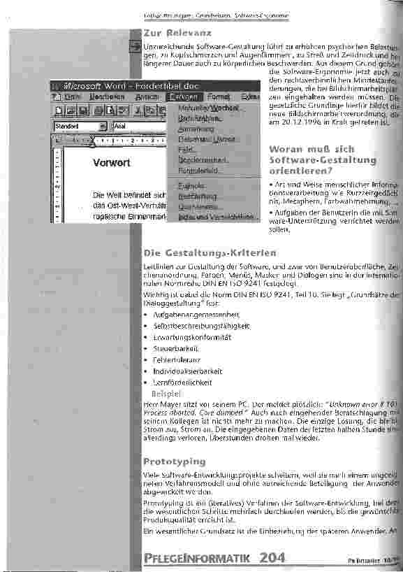 Vorschauseite 2: Grundwissen: Software-Ergonomie