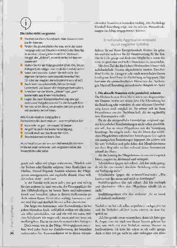 Vorschauseite 2: Wenn die Liebe pflegebedürftig wird