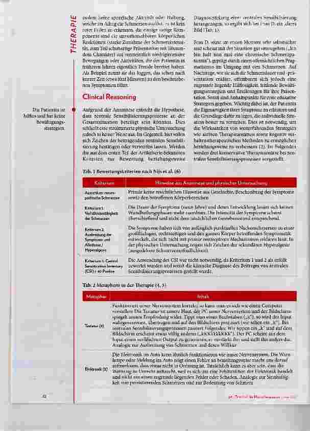 Vorschauseite 3: Zentrale Sensibilisierung behandeln
