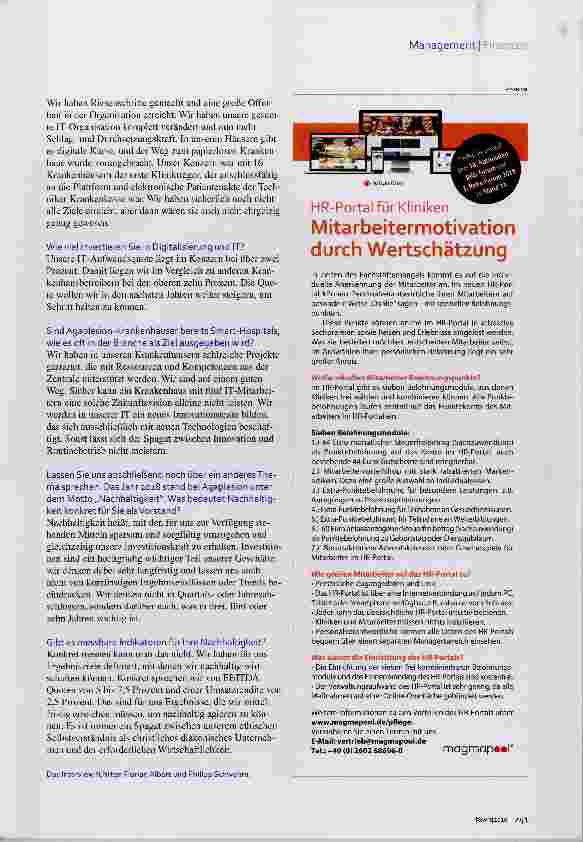 Vorschauseite 4: Wir haben Riesenschritte gemacht