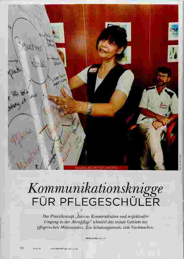 Vorschauseite 1: Kommunikationsknigge FÜR PFLEGESCHÜLER