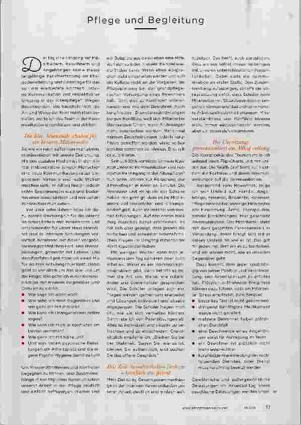 Vorschauseite 2: Kommunikationsknigge FÜR PFLEGESCHÜLER