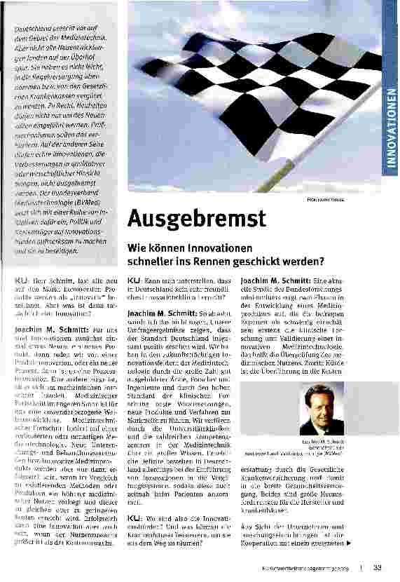 Vorschauseite 1: Ausgebremst