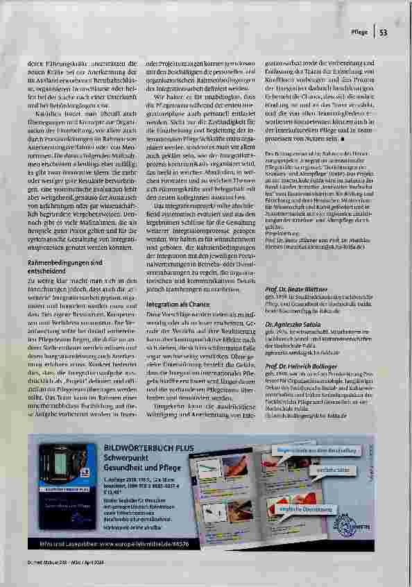 Vorschauseite 3: Integration macht Arbeit