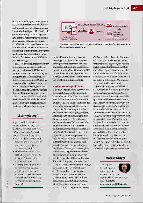 Vorschauseite 2: Maschinen reden Klartext