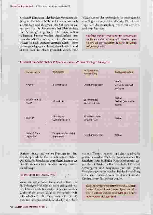 Vorschauseite 2: Fragen an den Kinderarzt: Was tun bei Kopflausbefall?