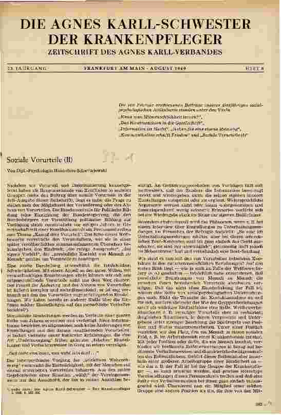 Vorschauseite 1: Soziale Vorurteile (II)