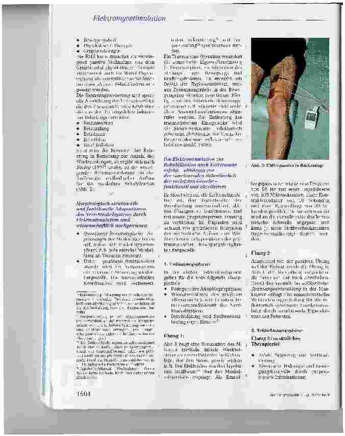 Vorschauseite 3: Integration der Elektromyostimulation in ein Rehabilitationskonzept des Medizinischen Aufbautrainings