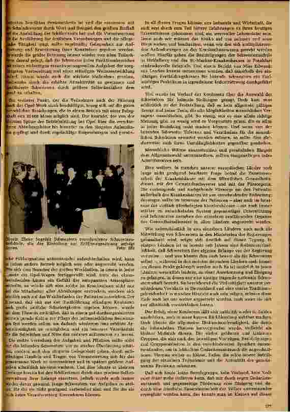 Vorschauseite 3: Die Weltgesundheitsorganisation tagte in Bad Homburg Internationale Schwesternkonferenz vom 11.-20. November 1959