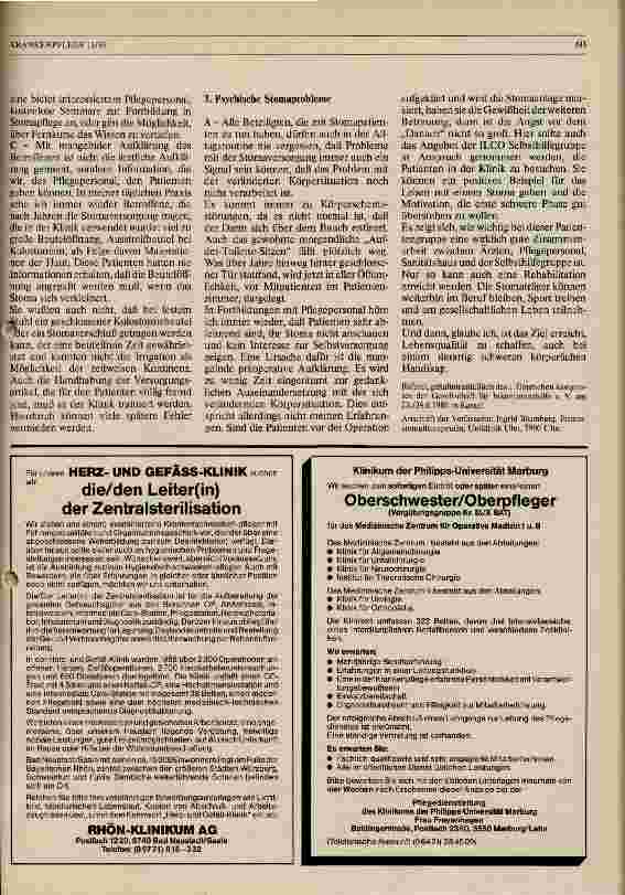 Vorschauseite 2: Stomaprobleme - Ursachen, Prophylaxe und Therapie