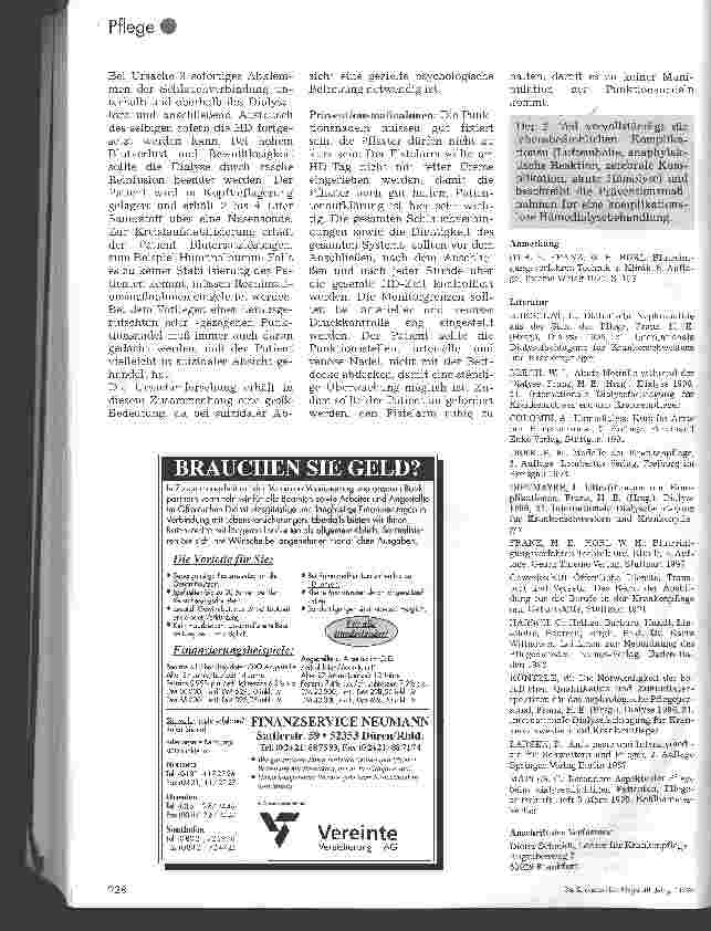 Vorschauseite 6: Komplikationen während der Hämodialyse Pflegerische und medizinische Maßnahmen, Teil 1