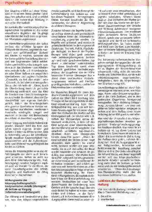 Vorschauseite 4: Körperpsychotherapeutische Krisenbegleitung bei frühkindlichen Regulationsstörungen