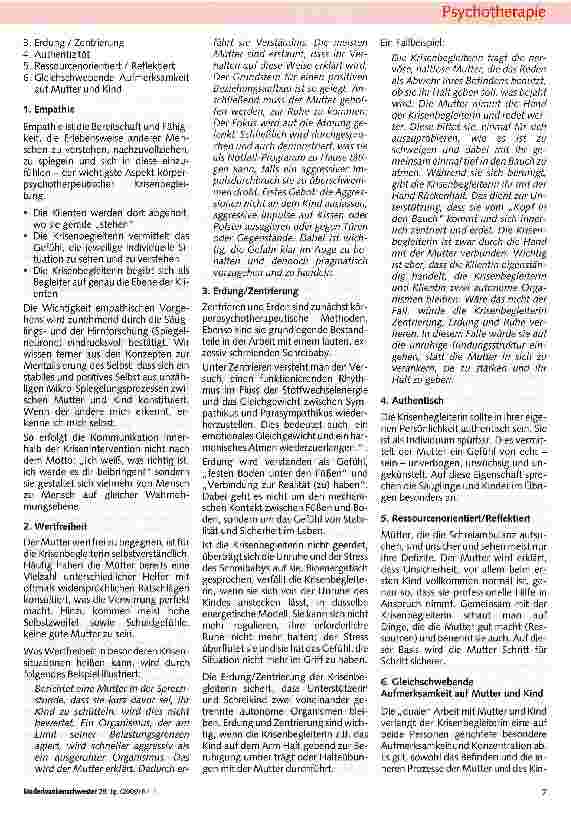 Vorschauseite 5: Körperpsychotherapeutische Krisenbegleitung bei frühkindlichen Regulationsstörungen