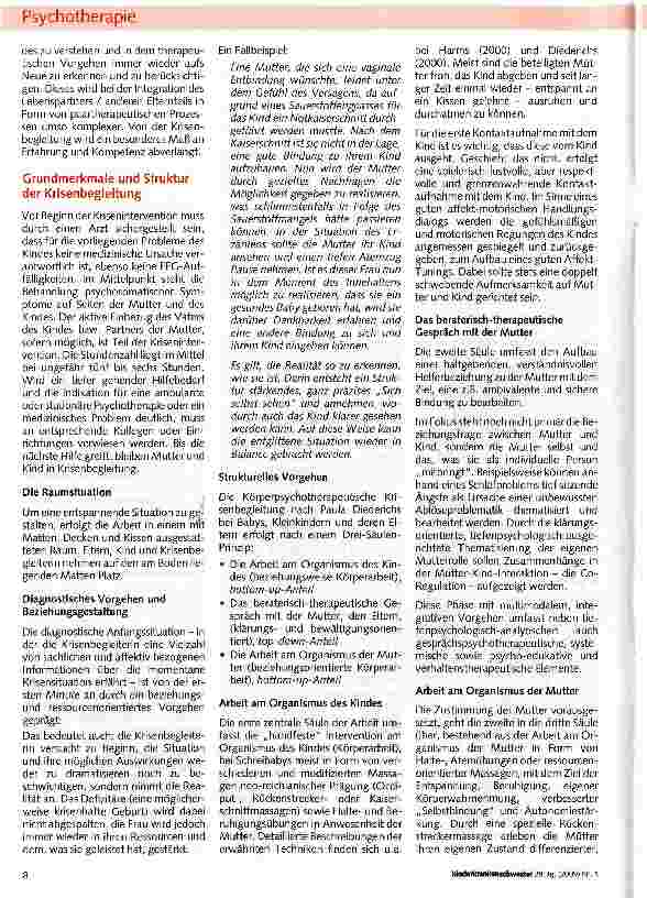Vorschauseite 6: Körperpsychotherapeutische Krisenbegleitung bei frühkindlichen Regulationsstörungen