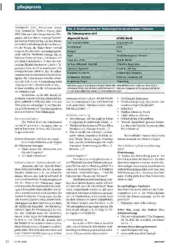 Vorschauseite 5: Der Umgang mit Schmerzzuständen des Patienten