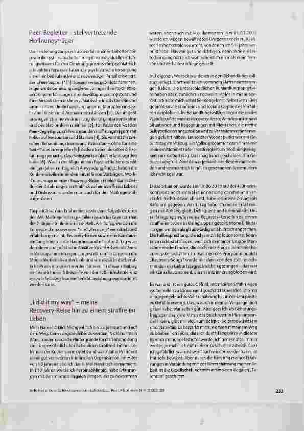 Vorschauseite 2: Durch Selbstwirksamkeit ein straffreies Leben führen