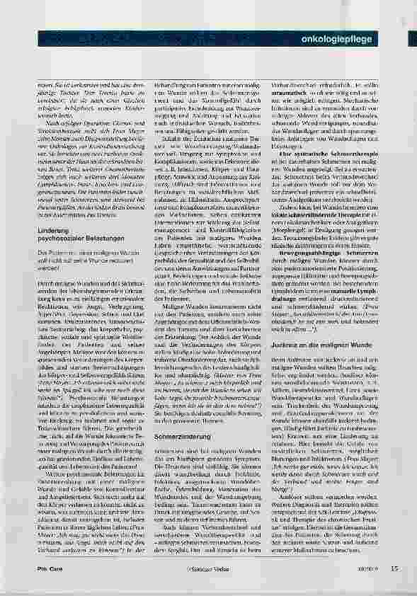 Vorschauseite 2: Maligne Wunden