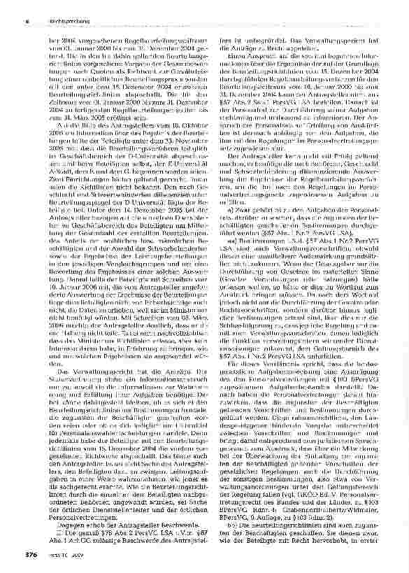 Vorschauseite 2: Informationspflichten über Durchführung von Beurteilungsrichtlinien