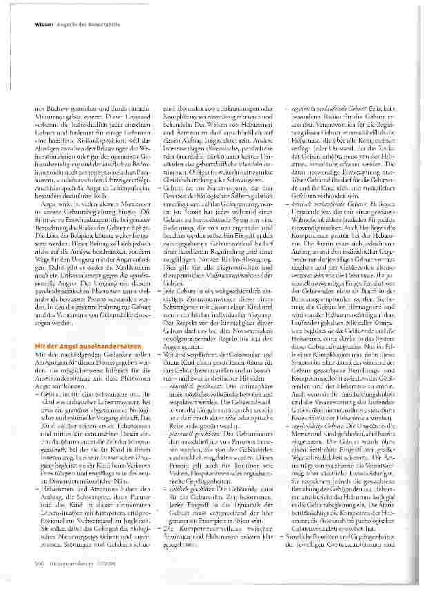 Vorschauseite 3: Risikofaktor Angst