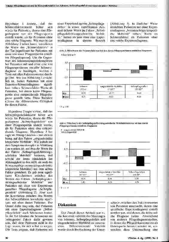 Vorschauseite 6: Pflegediagnosen und die Konstruktivität von Schmerz, Selbstpflegedefizit und eingeschränkter Mobilität