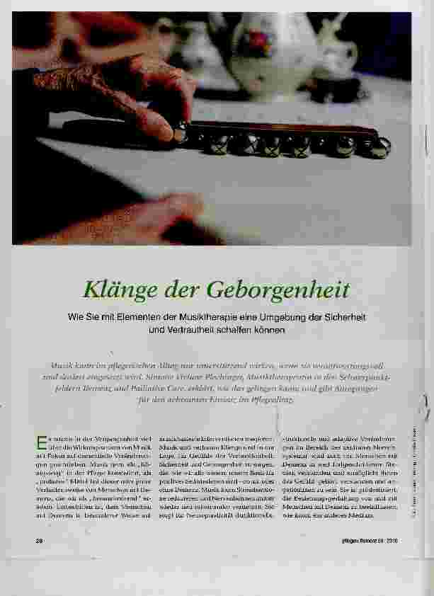 Vorschauseite 1: Klänge der Geborgenheit