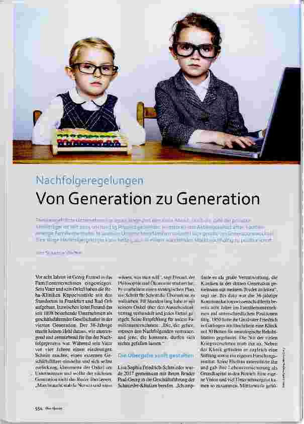 Vorschauseite 1: Von Generation zu Generation