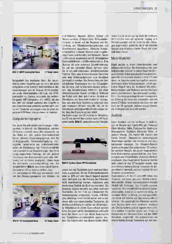 Vorschauseite 6: Technologieoptionen im OP