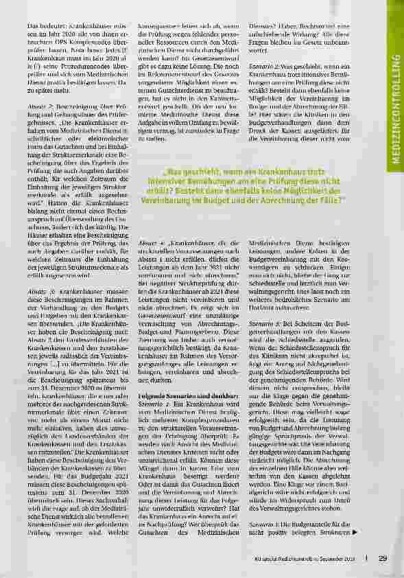 Vorschauseite 2: Strukturprüfungen Im Zeichen des MDK-Reformgesetzes