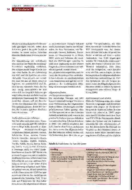 Vorschauseite 6: Leitlinie für die Unterstützung des Therapiemanagements am Beispiel der s.c. Anwendung von Enfuvirtide bei HIV Patienten