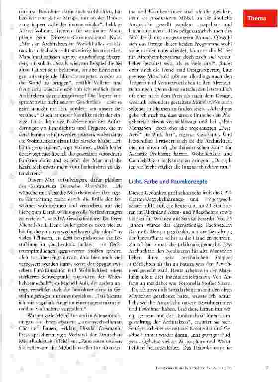 Vorschauseite 2: Innenarchitektur für mehr Lebensqualität