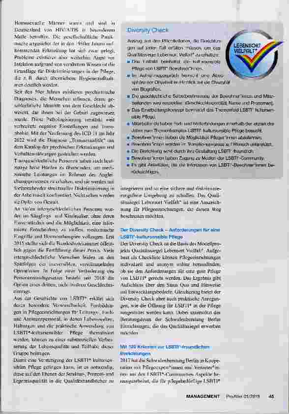 Vorschauseite 2: Qualitätssiegel Lebensort Vielfalt®