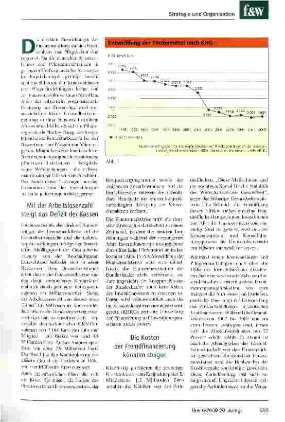 Vorschauseite 2: Abhängigkeit der Kliniken von den Banken wächst