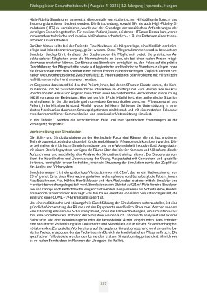 Vorschauseite 3: Multiple-Patient-Simulation im Pflegestudium