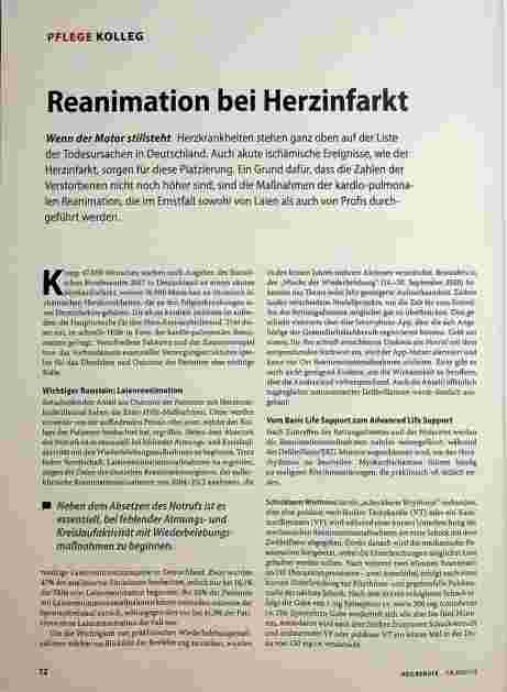 Vorschauseite 1: Reanimation bei Herzinfarkt
