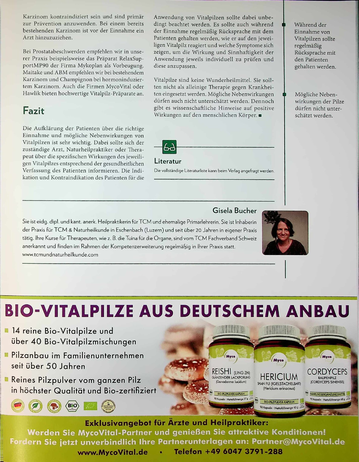 Vorschauseite 3: Heilpilze für die Prostata