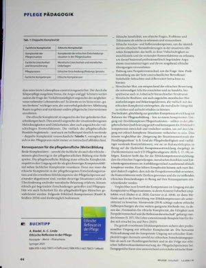 Vorschauseite 3: Ethische Komplexität in der professionellen Pflege