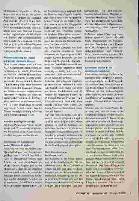 Vorschauseite 2: KDA-Kongress 2020: Wie radikal müssen Pflegereformen sein?