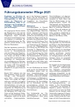 Vorschauseite 1: Führungsbarometer Pflege 2021