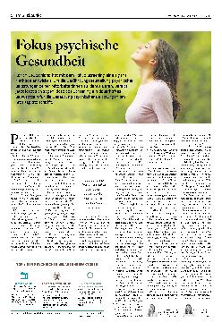 Vorschauseite 1: Fokus psychische Gesundheit