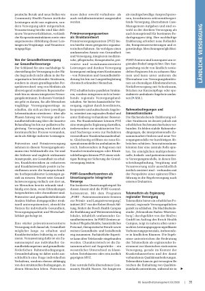 Vorschauseite 2: Sicherstellung der Versorgung in der Fläche neu denken Primärversorgung, neue Rollen und digitale Lösungen als Antwort auf regionale Versorgungsungleichheiten