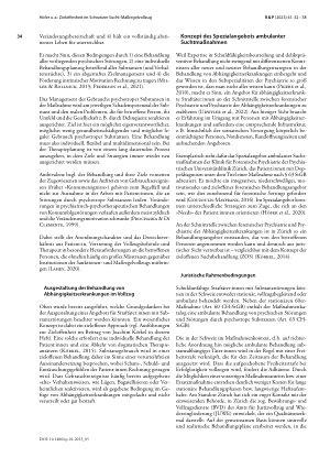 Vorschauseite 3: Zieloffenheit im Schweizer Sucht-Maßregelvollzug