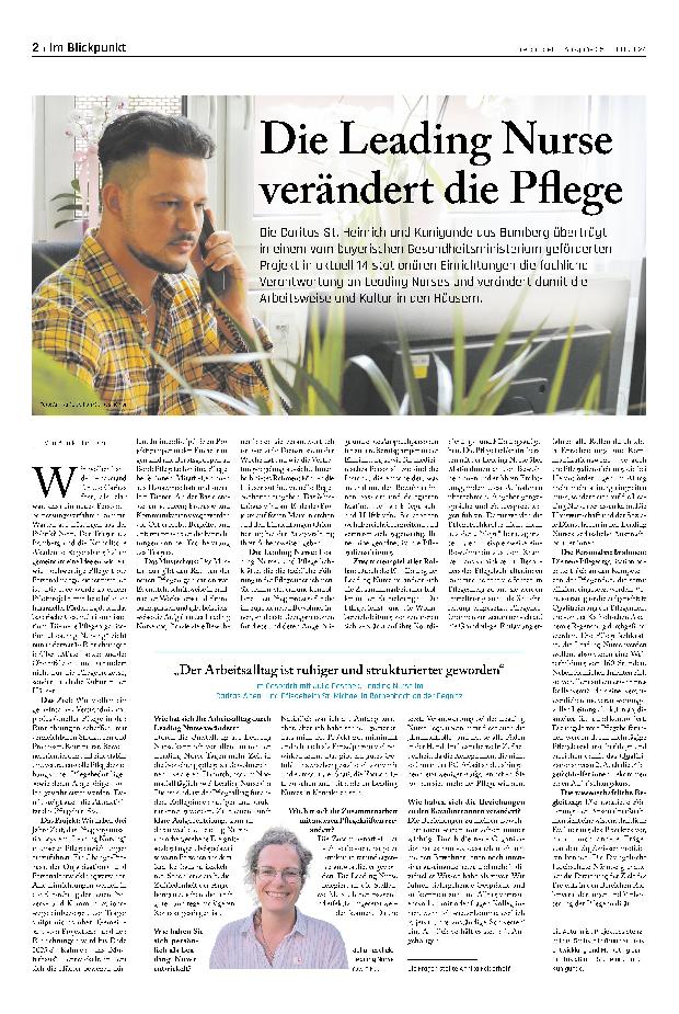 Vorschauseite 1: Die Leitende Schwester verändert die Pflege