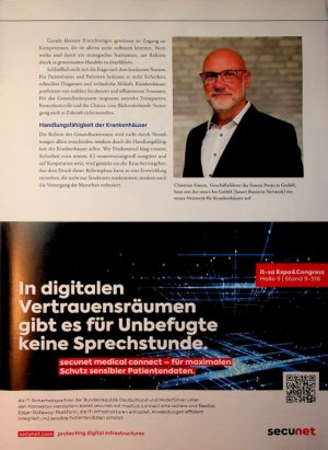 Vorschauseite 2: Krankenhäuser zwischen Reformdruck und Digitalisierung - Strategie, Sicherheit und Netzwerke als Erfolgsfaktoren