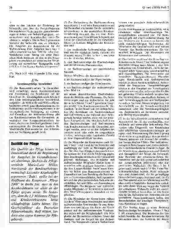 Vorschauseite 2: Gesetz zur Reform der gesetzlichen Krankenversicherung ab dem Jahr 2000