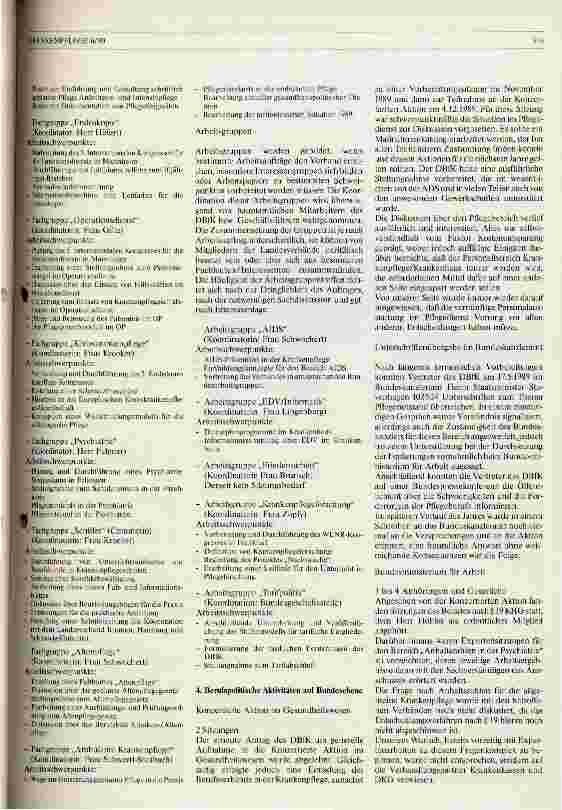Vorschauseite 3: Arbeitsbericht der Bundesgeschäftsstelle.