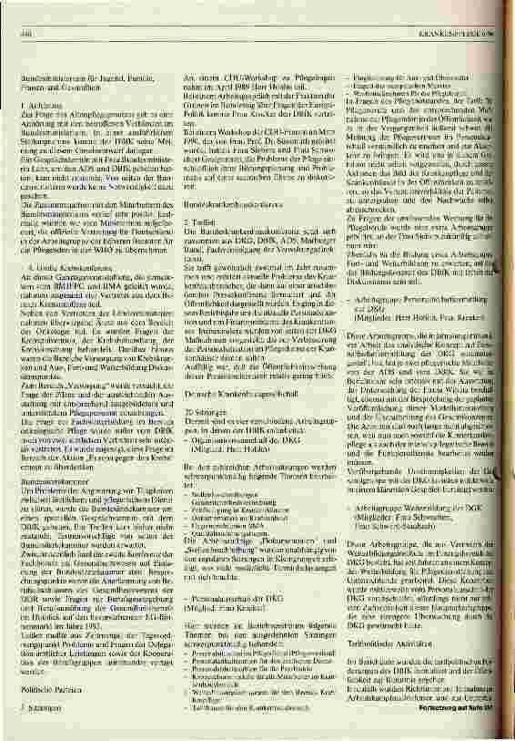 Vorschauseite 4: Arbeitsbericht der Bundesgeschäftsstelle.