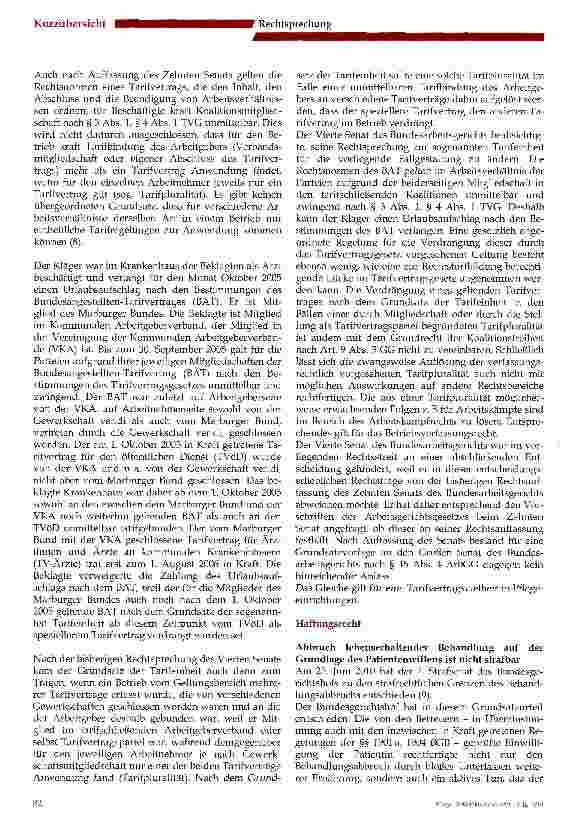 Vorschauseite 4: Aktuelles aus der Rechtsprechung