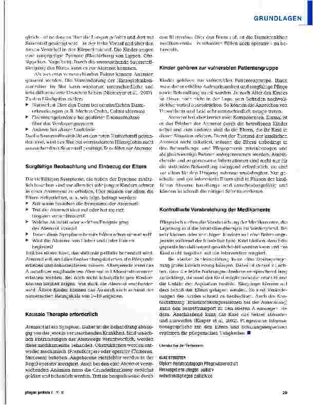 Vorschauseite 2: Ich krieg so schlecht Luft -Atemnot bei Kindern