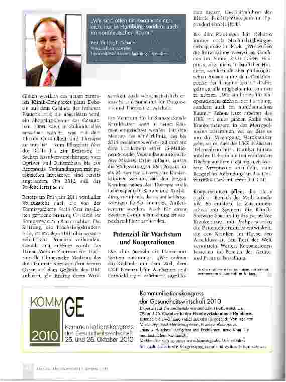 Vorschauseite 3: Von der Krankenanstalt zum Gesundheitspark
